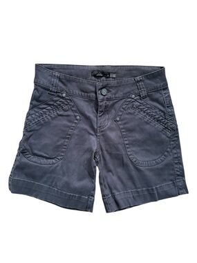 Prana Randie Grey Hiking Utility Shorts Summer Activewear Size 4